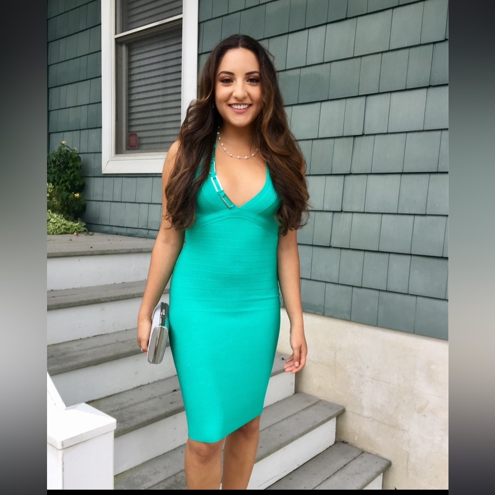 turquoise bodycon